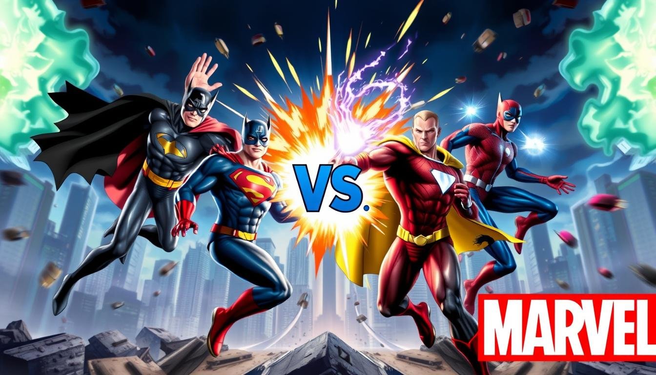 dc comics movies vs marvel