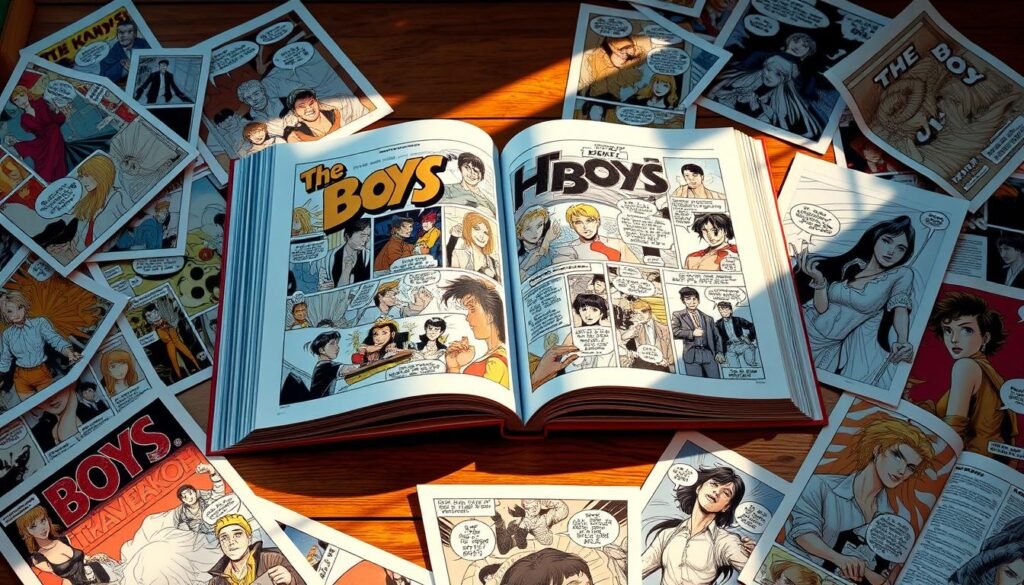 how to read the boys comics