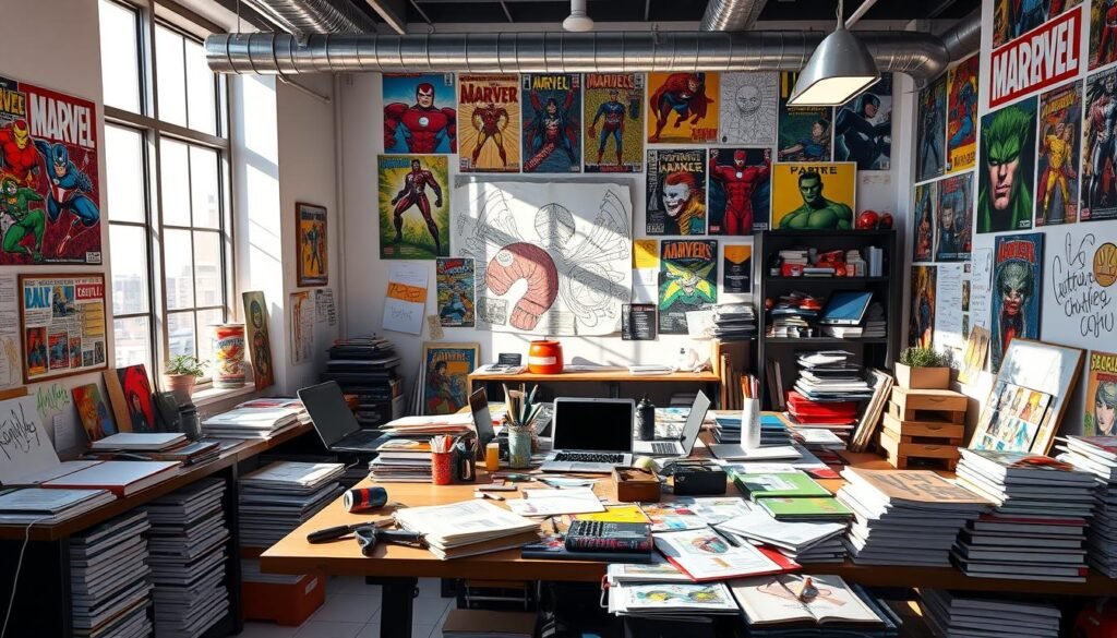 marvel comics internship