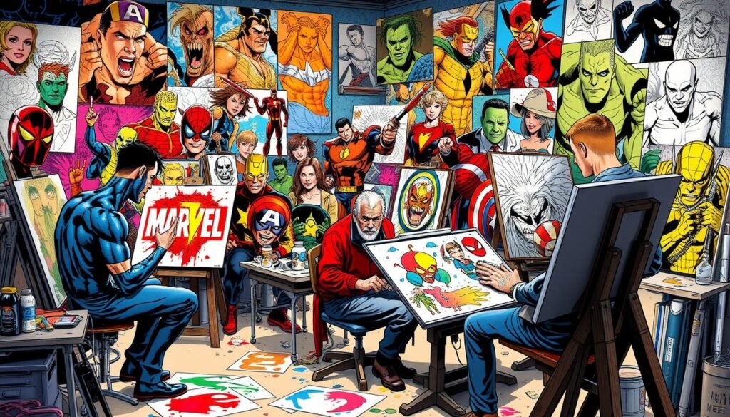 Marvel comic book artists