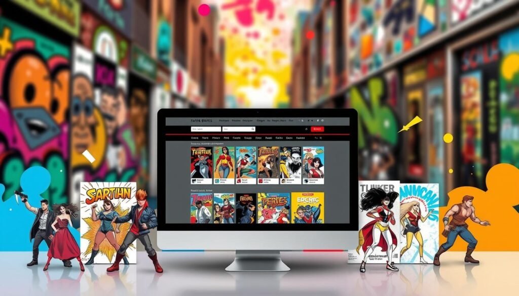 graphic novel websites