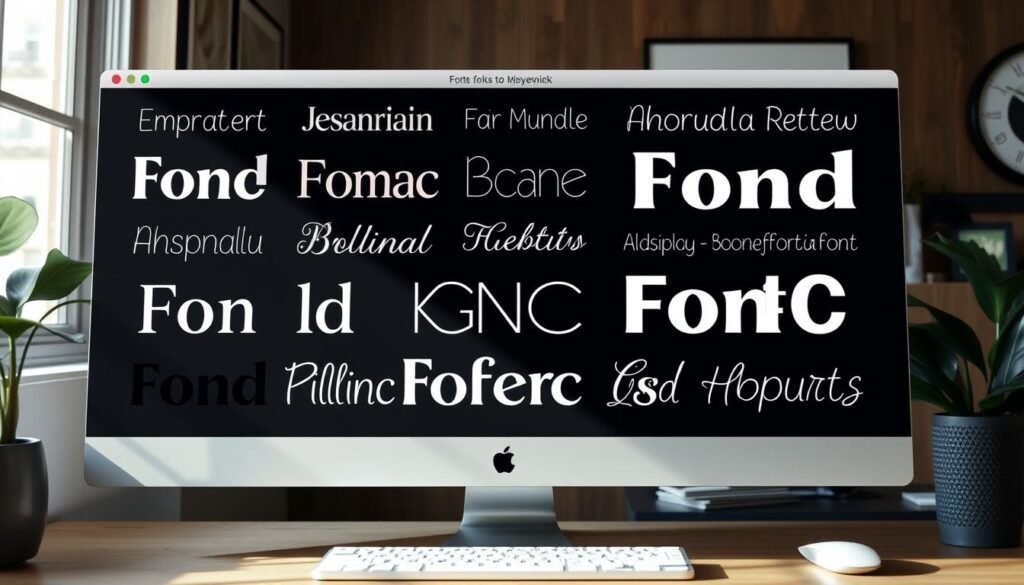 Fonts in macOS