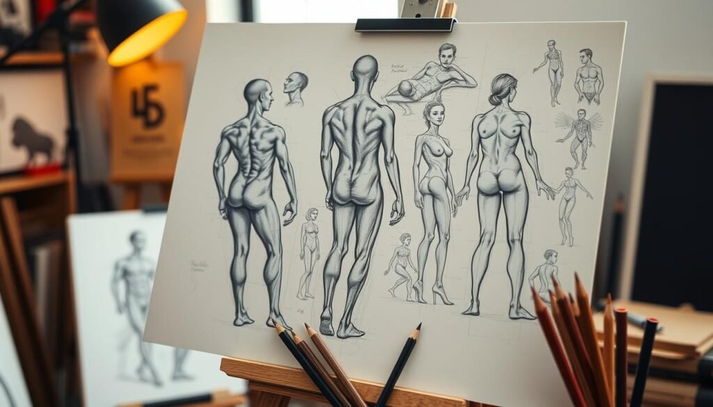 how to draw a body